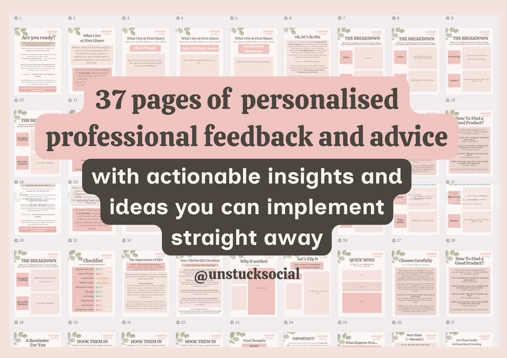 Tiktok Shop Content Audit