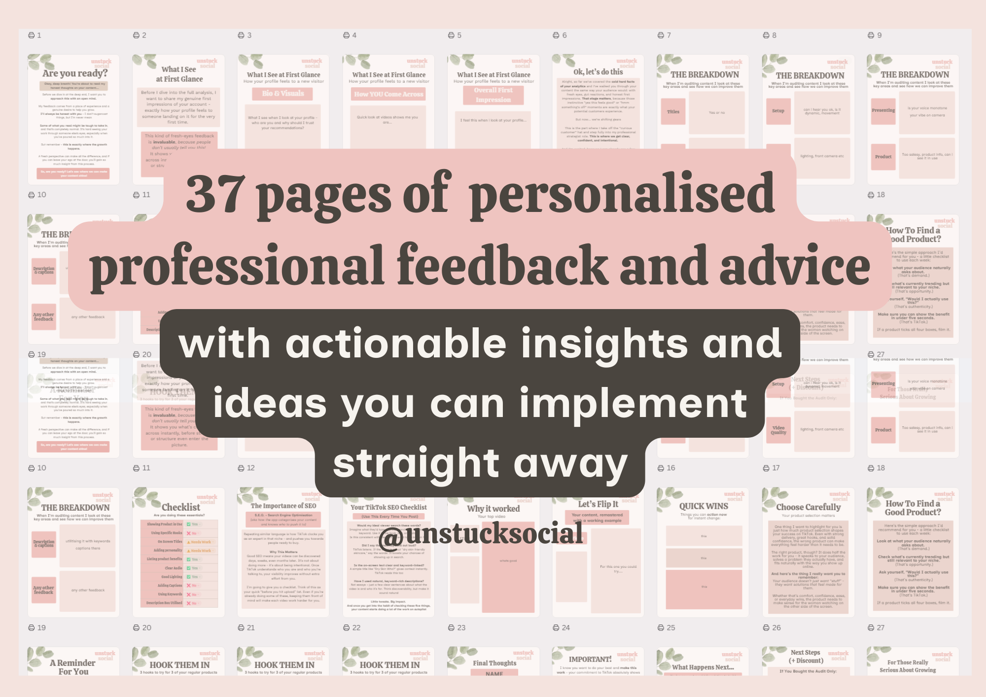 Tiktok Shop Content Audit